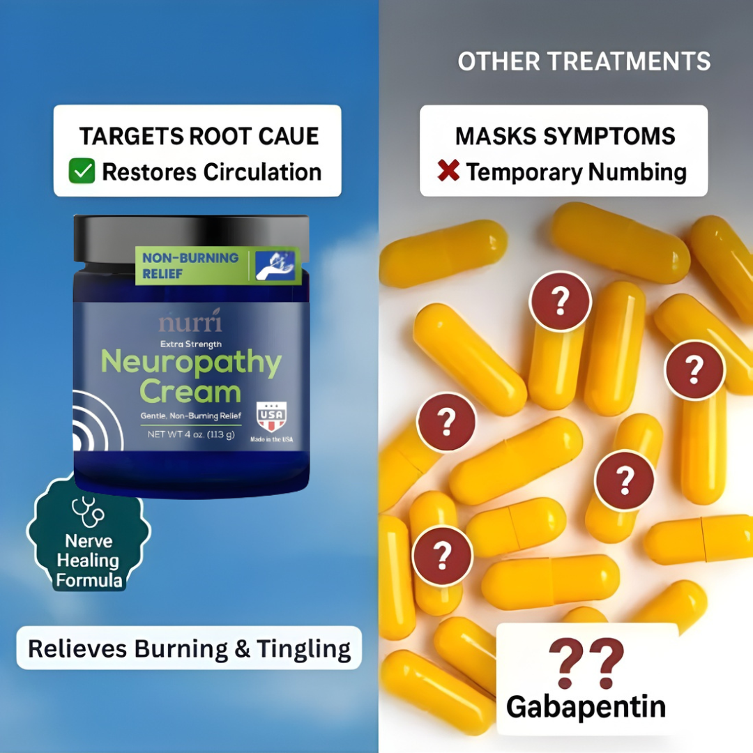 Nurri Neuropathy Relief Cream™ - Relieve Numbness, Tingling & Pain